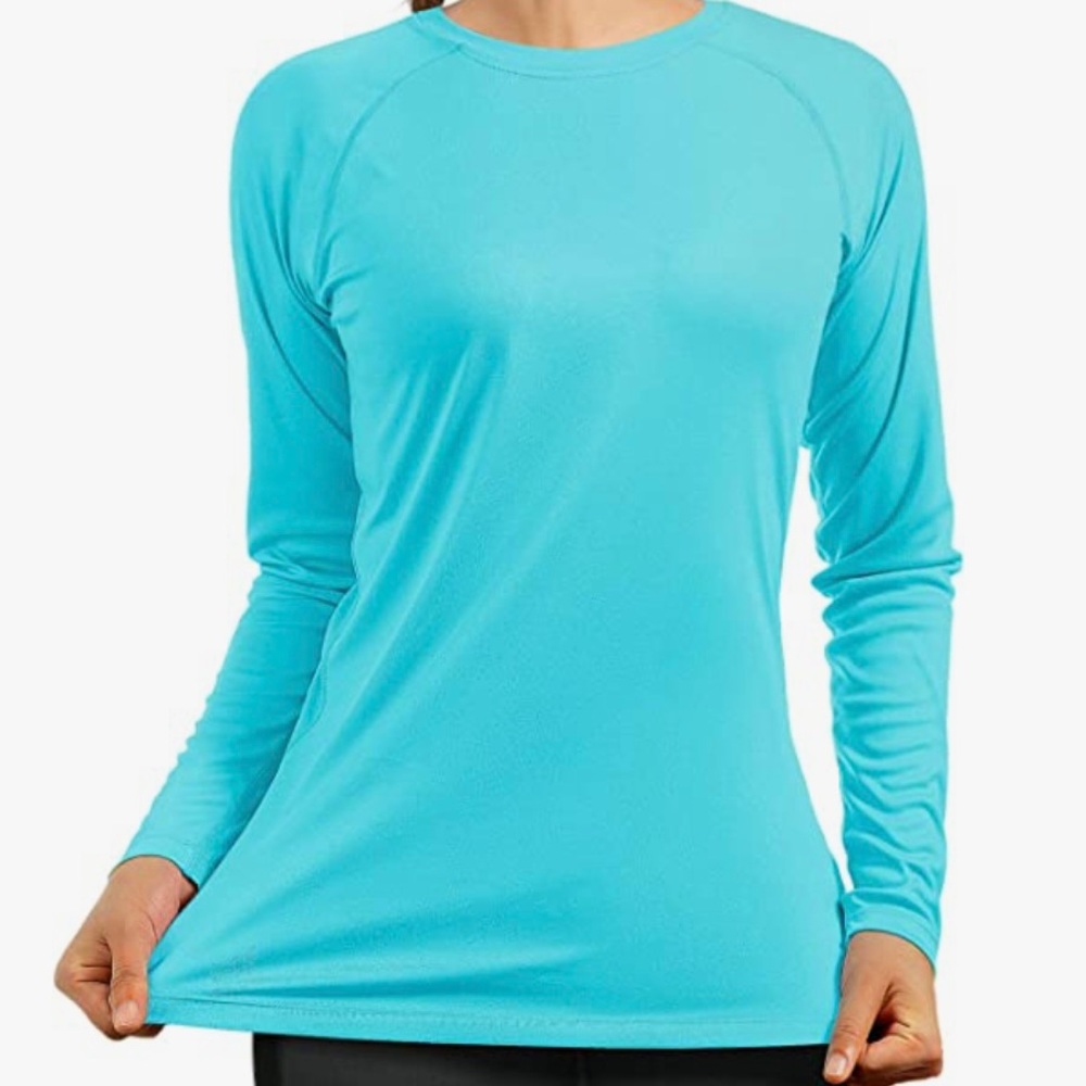 Women's UPF50+ Long Sleeve UV Sun Protection Quick Dry Shirt NWOT